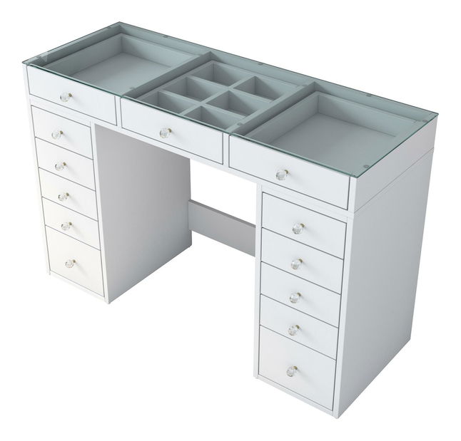 Toaletní stolek Blake 105 (bílá)