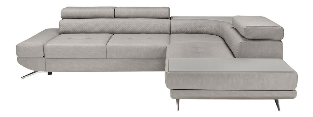 Rohová sedací souprava BRW Altro 2F.REC (šedá) (P)