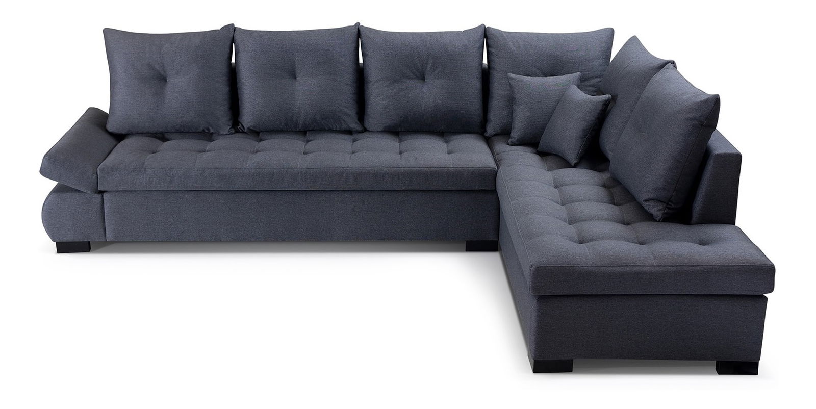 Rohová sedací souprava Lima (modrá) (P)