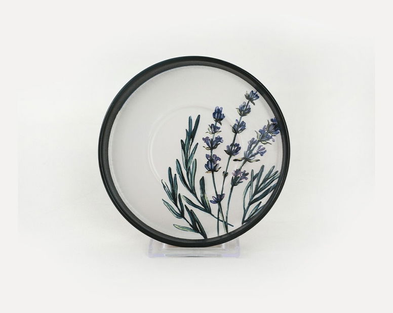 Kávová souprava (12 ks.) Spark (bílá + zelená + fialová + černá)