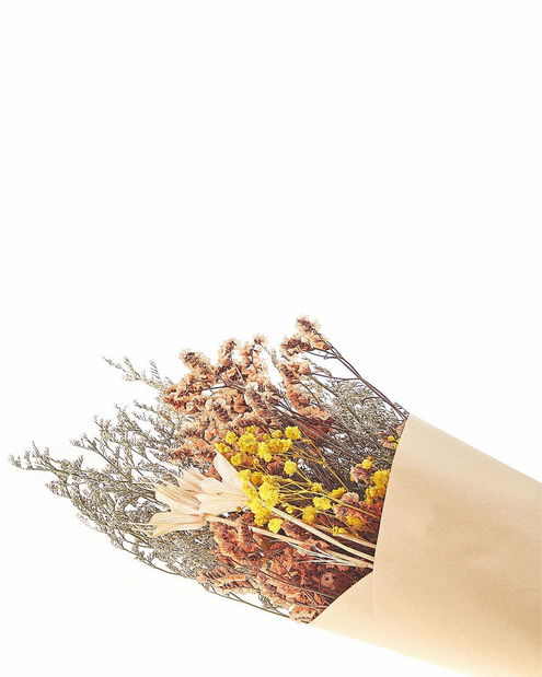 Kytice sušených květin Crimson (oranžová)