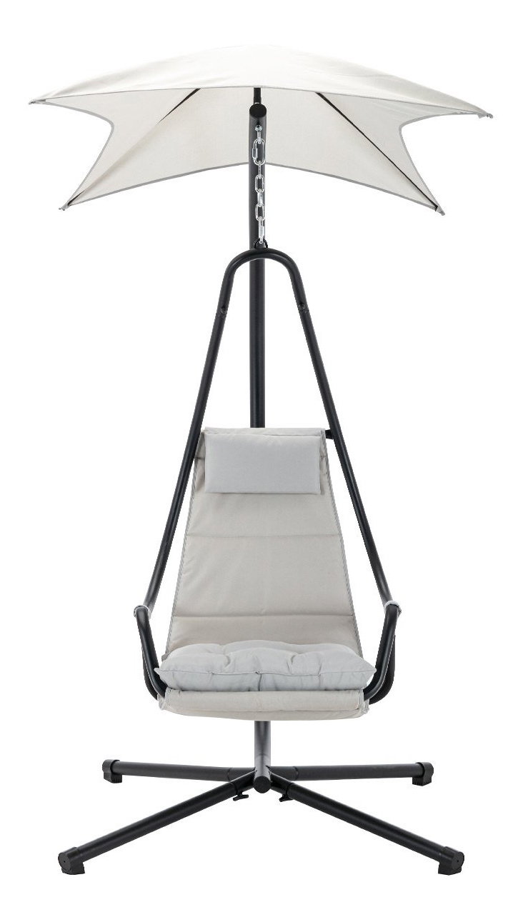 Závěsné křeslo Slayer (antracit + bělošedá)