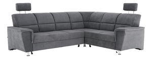 Rohová sedací souprava Stan (šedá) (P)