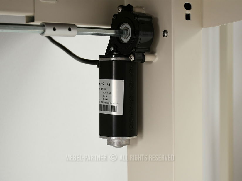 PC stolek Osto 120 (ořech + krémová)