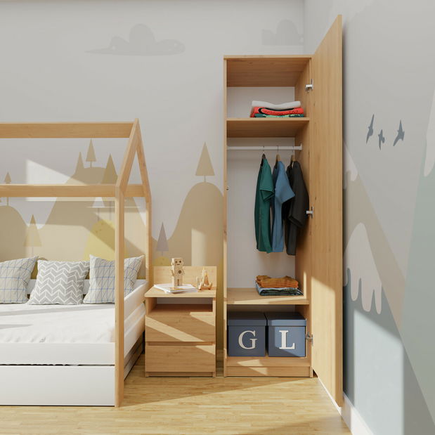 Šatní skříň Musecalo 2 (dub artisan)