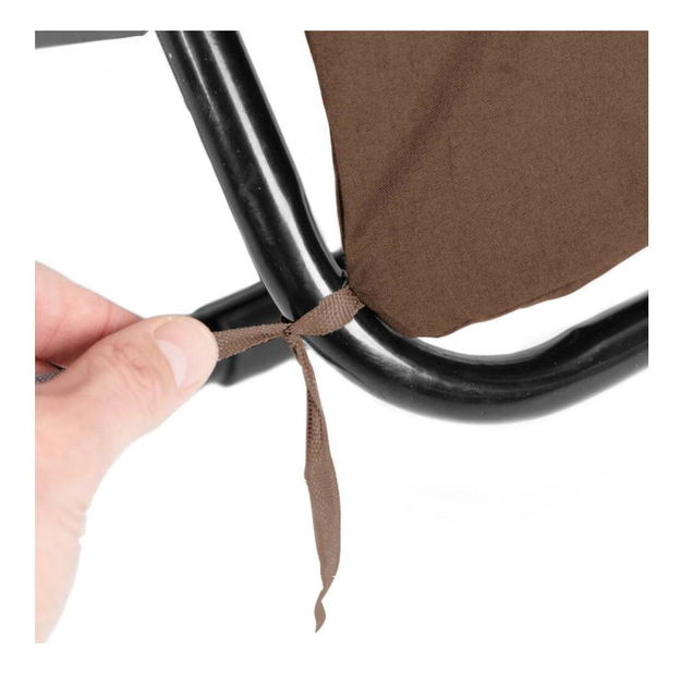 Polštář na zahradní lehátko Gotica (hnědá)