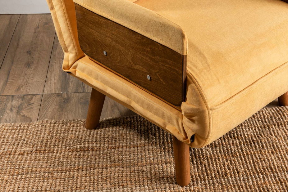 Křeslo Como S (hořčicová)