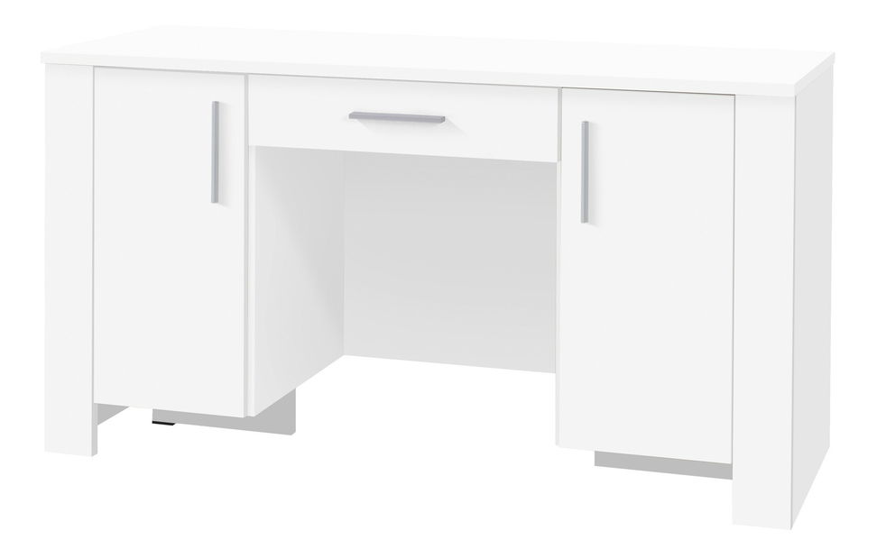 PC stolek Camber C17 (bílá) (se zásuvkou)