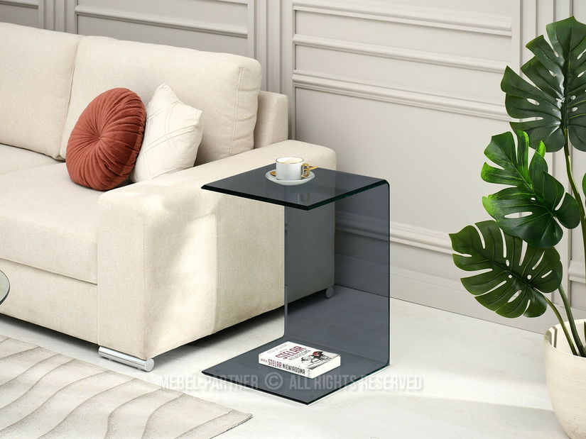 Konferenční stolek Preferimos (kouřové sklo)