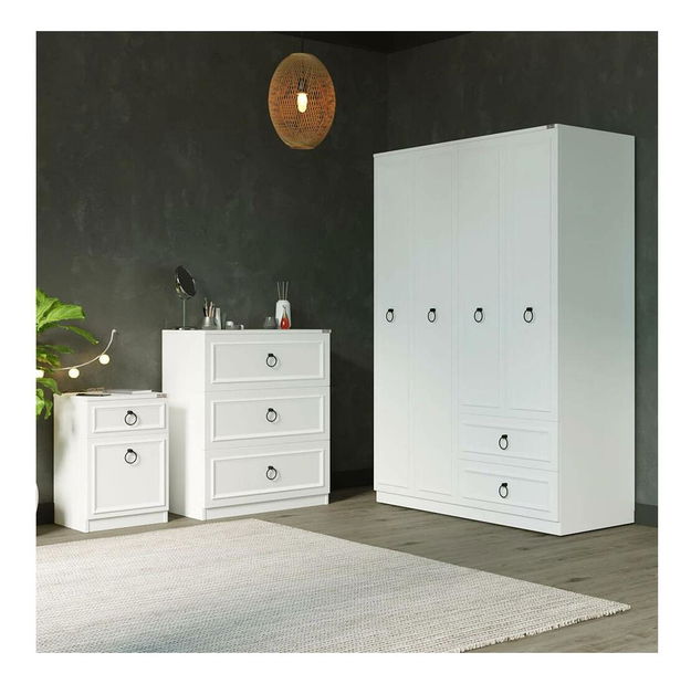 Noční stolek Mekali 2 (bílá)