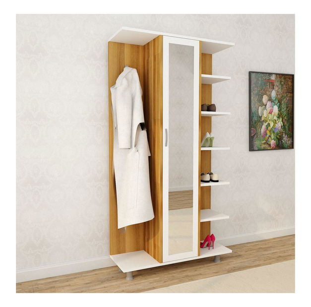 Předsíňová stěna Cercei (dub + bílá)