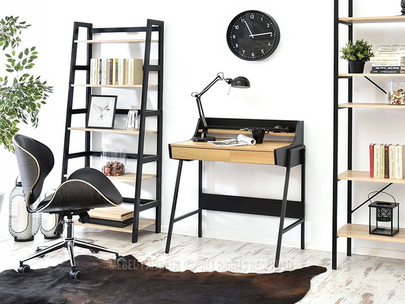 PC stolek Borge (dub + černá)