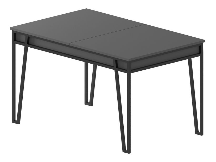 Rozkládací jídelní stůl (pro 6 osob) Patron (Antracit)
