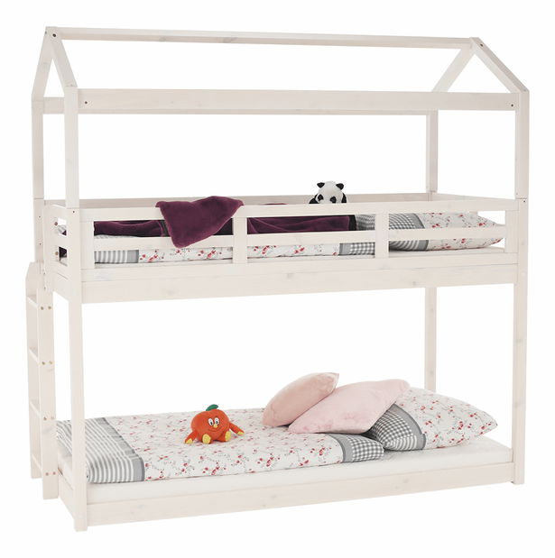 Dětská patrová postel 90 cm Zerlo (s rošty)