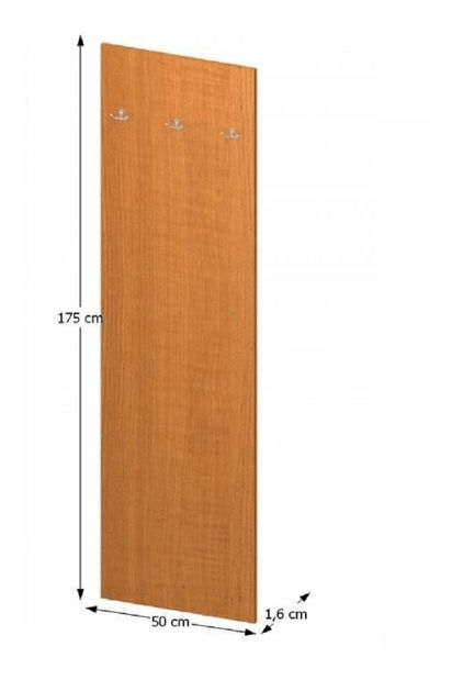 Věšákový panel Asista AS 030 třešeň