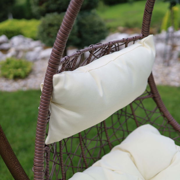 Závěsné křeslo Kalono (hnědá)