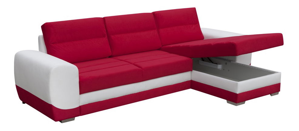 Rohová sedací souprava Kalan (šedá + černá) (P)