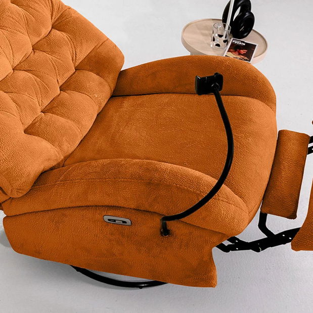 Polohovatelné křeslo Comforto M (červená)