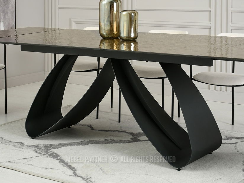 Jídelní stůl Prego (zlatá + černá)