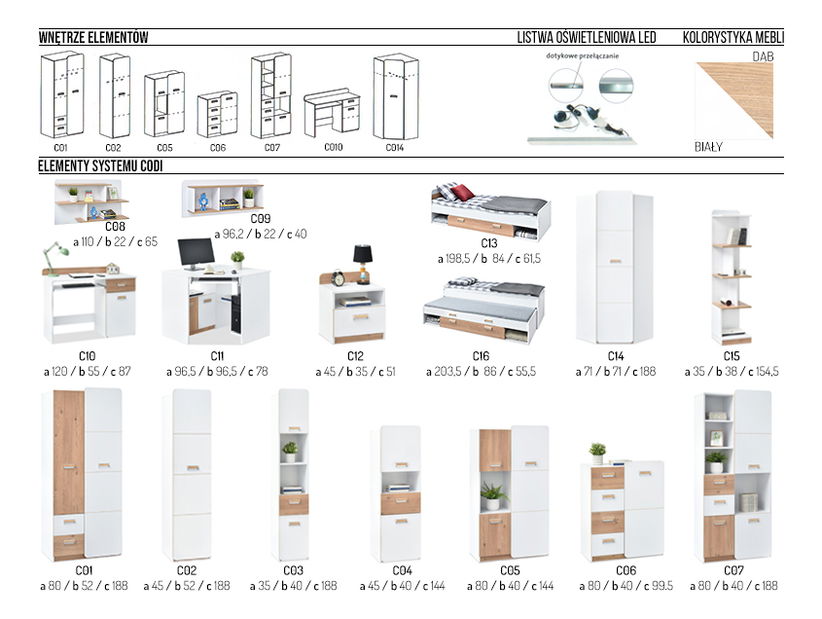 Regál Congresual C07 (bílá)