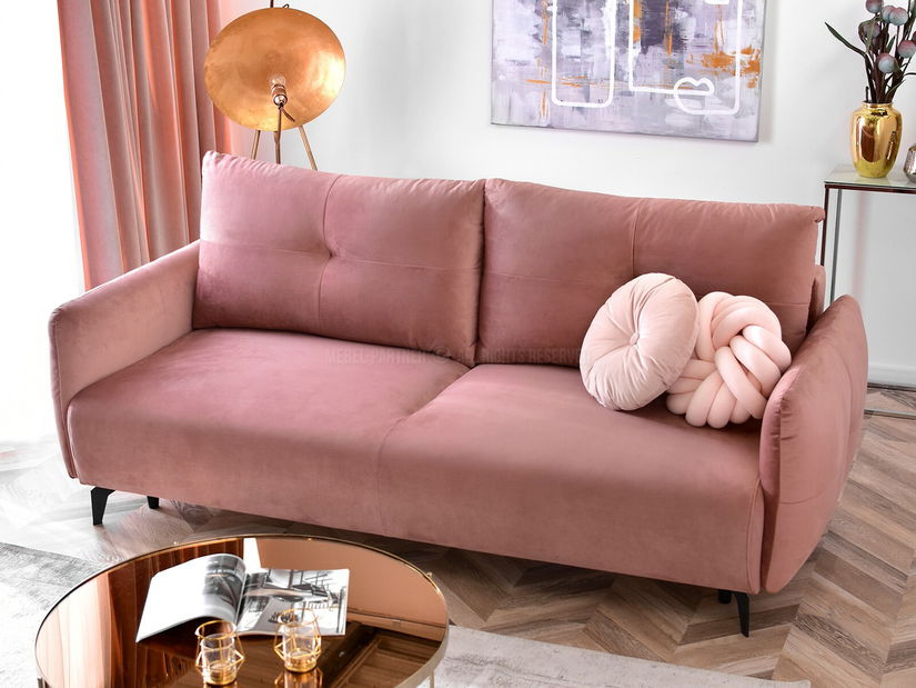 Pohovka dvousedačka Lasciare (černá)