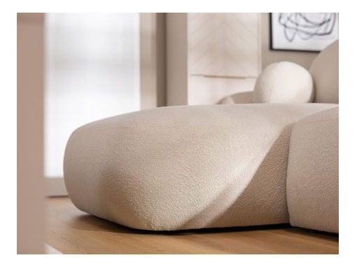 Rohová sedací souprava Monty (tmavobéžová)