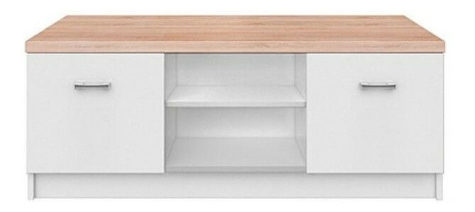 TV stolek Tianna 2d (bílá)