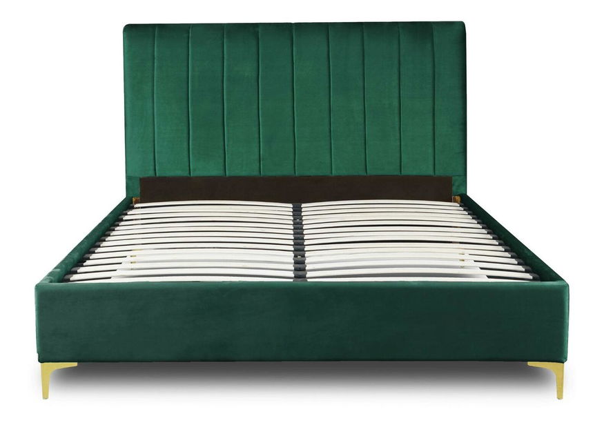 Manželská postel 160 cm Malasia (zelená) (s roštem)