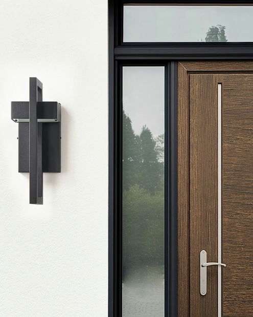 Nástěnné svítidlo vnější Kelza (černá)