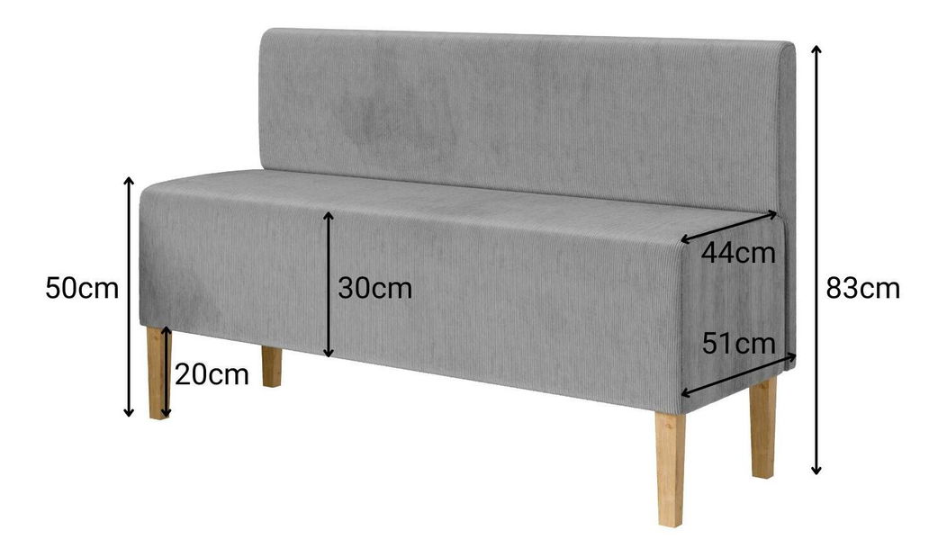 Kuchyňská lavice NEVIAM 80 (šedá)