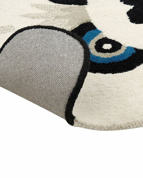 Dětský koberec 100 x 160 cm Jing (černobílá)