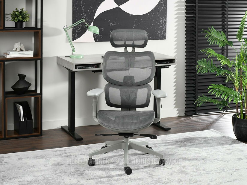 Kancelářské křeslo Huio (šedá)