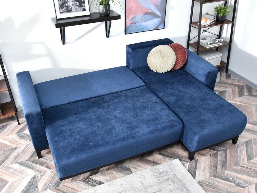 Rohová sedačka Salida (černá)