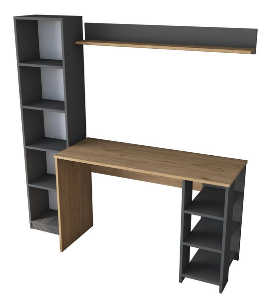 PC stolek Haiti 116 (Ořech + Antracit)