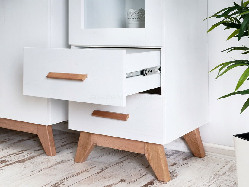 Nábytek do jídelny Bajas 03 (bílá + dub)