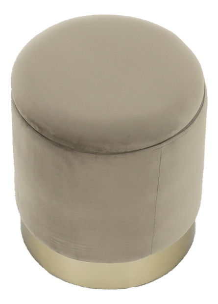 Taburet Annin (šedohnědá)