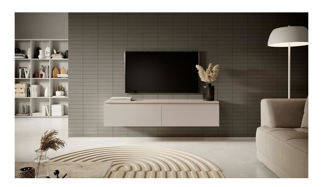 TV skříňka/stolek Sensen 140 (sivobéžová)