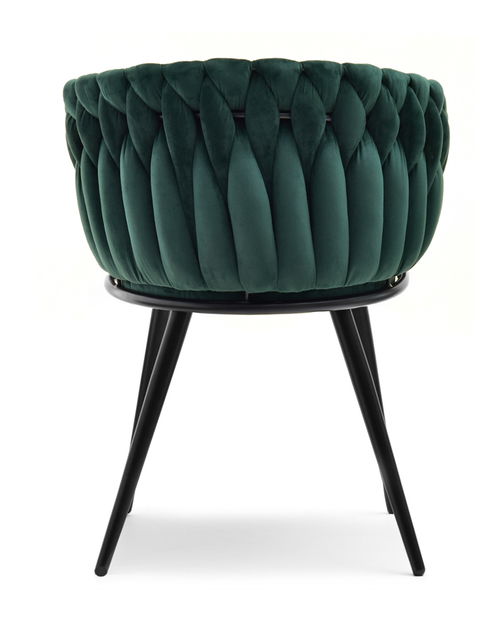 Jídelní židle Radio (zelená + černá)