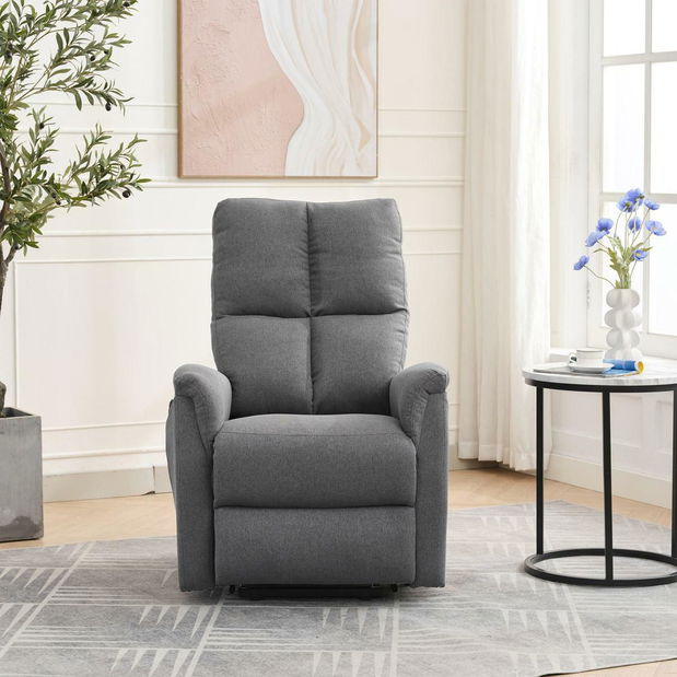 Polohovací křeslo Tesalureza (šedá)