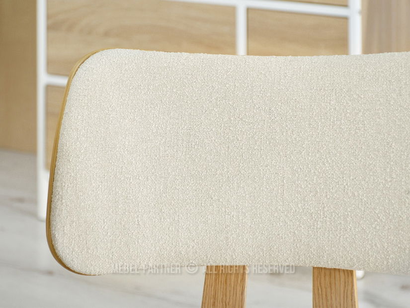 Židle Woodyman (krémová + dub)