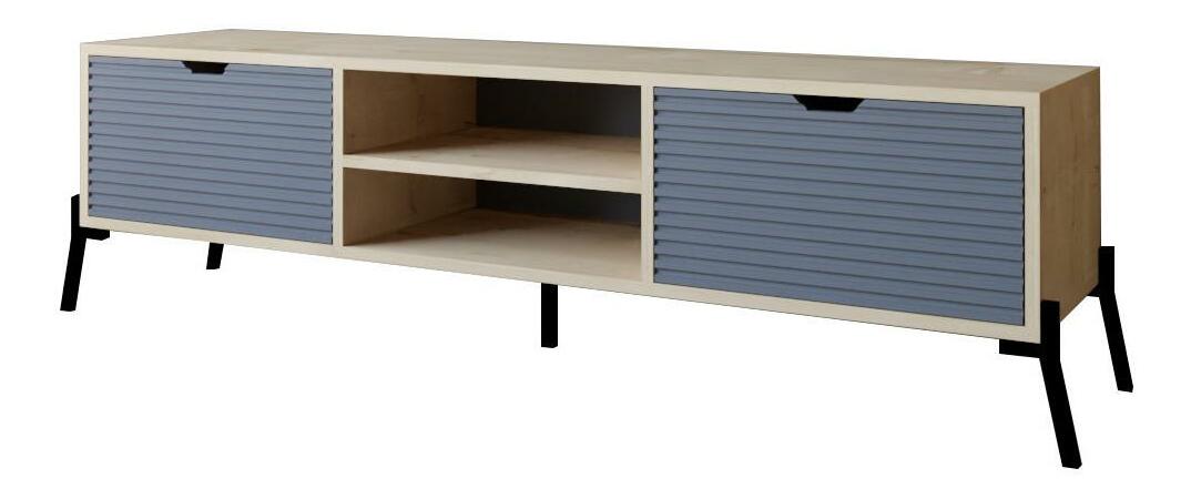 TV stolek/skříňka Pasula (dub safírový + antracit)