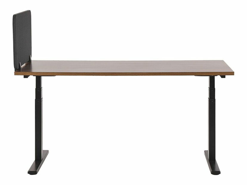 Přepážka na pracovní stůl 72x40 cm Whitley (tmavě šedá)