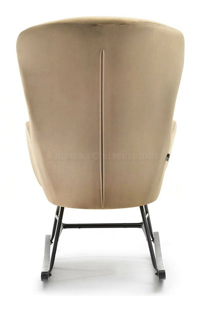 Křeslo Nesí (béžová + buk bílý)