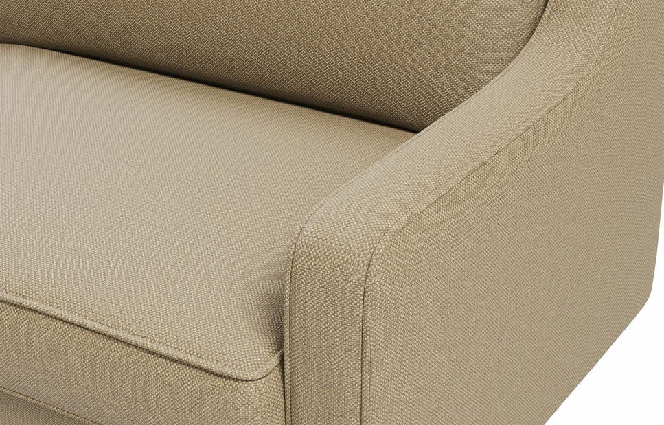 Pohovka trojsedačka Dělají E (tmavě šedá + ořech)