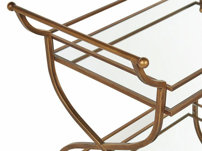 Servírovací stolek Larza (zlatá)