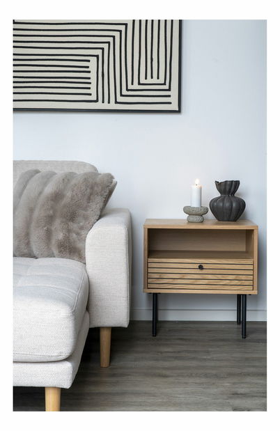 Noční stolek Ksitina 7 (dub)