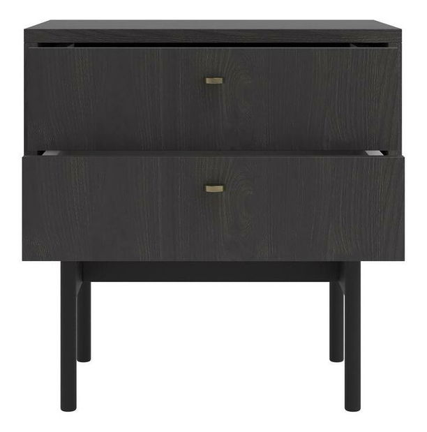 Noční stolek Oscar O3 (portlandský jasan černý)