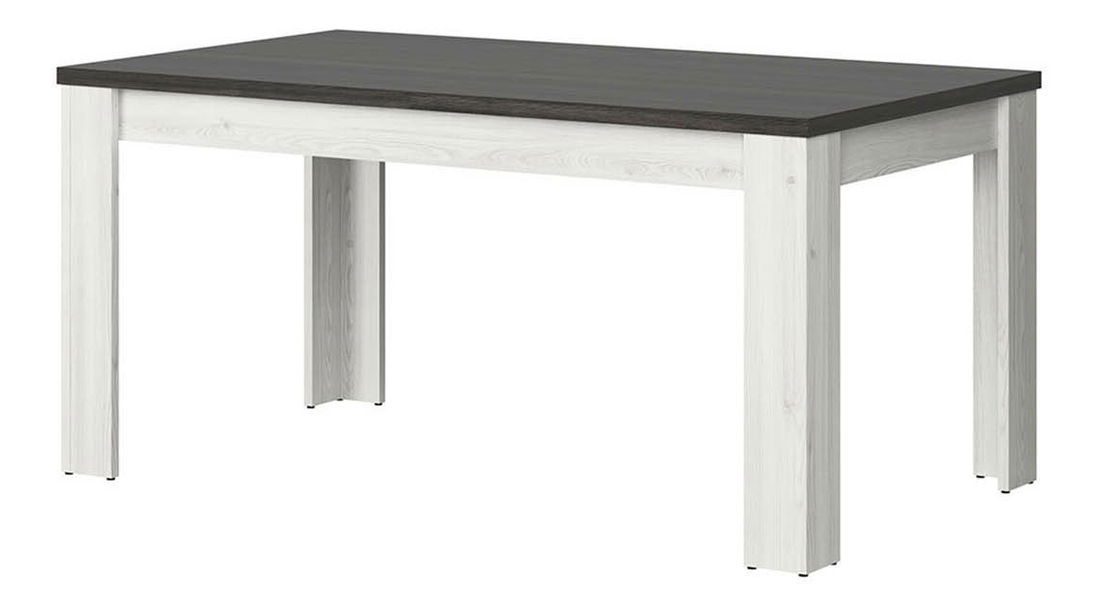 Jídelní stůl BRW Hesen STO/7/16 (pro 6 až 8 osob) (modřín sibiu světlý + borovice larico)