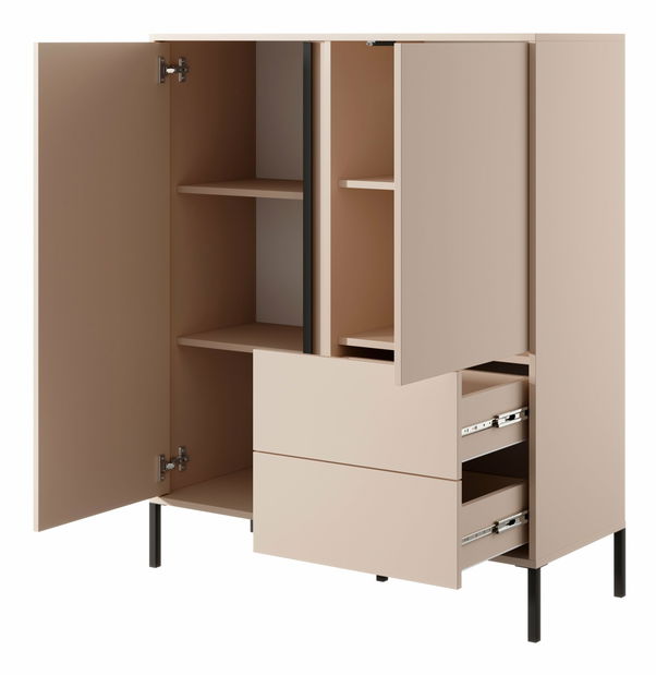 Komoda Danton 2D2S (béžová)