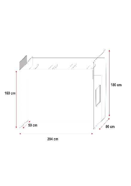 Dětská postel Ruby IV D (Bílá + Černá) (s rošty)